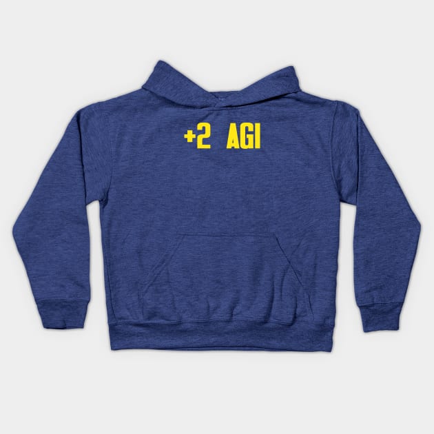 +2 Agility Kids Hoodie by chuckfinleyart